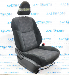 Passenger seat Nissan Rogue 14-15 without airbag, mechanical, cloth black