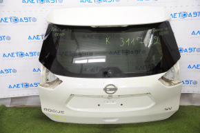 Bare tailgate with glass Nissan Rogue 14-18 white QAB, butt