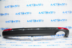 Rear bumper lip Kia Optima 16-18 pre-restored for 1 pipe with moldings