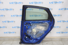 Door assembly rear right Ford Focus mk3 11-18 blue N6, bumpers