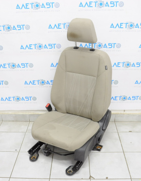 Driver's seat Ford Focus mk3 15-17 rest, without airbag, mechanics, gray cloth, for dry cleaning