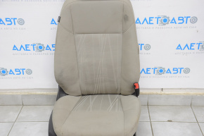 Passenger seat Ford Focus mk3 15-18 rest, without airbag, manual, gray cloth, dry-cleanable