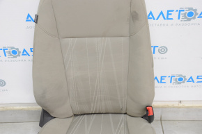 Passenger seat Ford Focus mk3 15-18 rest, without airbag, manual, gray cloth, dry-cleanable