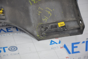 Left threshold Hyundai Sonata 15-17 SE black S3, broken fastener