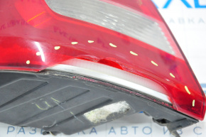 Light outer wing left Hyundai Sonata 15-17 lamp, broken glass