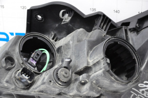 Headlight front right bare Hyundai Sonata 15-17 halogen without fastening, missing two covers