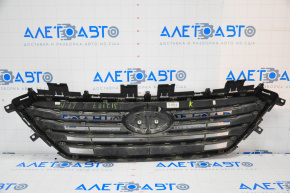 Radiator grill grill Hyundai Sonata 15-17 SE broken fastener, crack