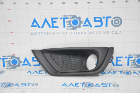 Bumper grille left Jeep Compass 17-21 with molding structure under fog lights