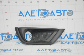 Right bumper grille Jeep Compass 17-21 with molding structure under fog lights