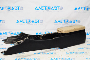 Central console armrest Lexus IS 14-20 leather, beige, armrest for dry cleaning