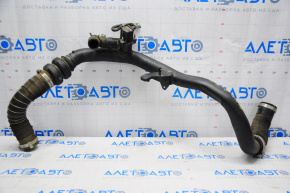 Intercooler pipe left Lincoln MKX 16-18 2.7T long assembled
