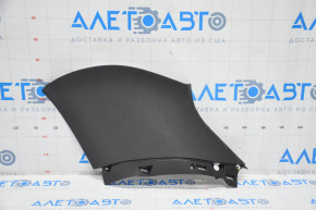 Rear pillar trim lower 2nd row right Lincoln MKX 16-18 black, broken fastener, scratch