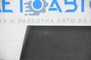 Center pillar trim lower right Lincoln MKX 16-18 black, broken fastener, whitened plastic