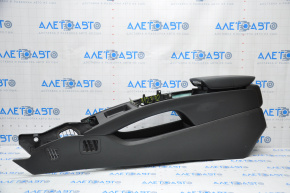 Console center armrest Lincoln MKX 16-18 leather black, scratches, worn
