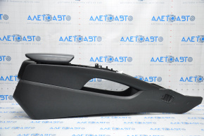 Console center armrest Lincoln MKX 16-18 leather black, scratches, worn