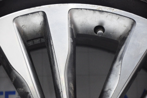 Wheel disk R21 Lincoln MKX 16-18 curb, paint peeled off