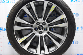 Wheel disk R21 Lincoln MKX 16-18 curb, paint peeled off