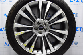 Wheel disk R21 Lincoln MKX 16-18 curb, paint peeled off