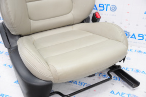 Passenger seat Mazda 6 13-15 with airbag, beige leather, fur