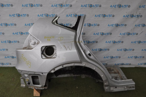 Quarter wing rear right Nissan Rogue 14-20 silver, small bumps