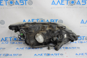 Headlight front left Nissan Rogue 14-16 bare halogen, water damage, for polishing