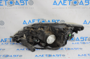 Headlight front right Nissan Rogue 14-16 bare halogen, water damage, for polishing