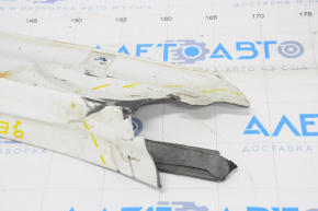 Left threshold VW Passat b8 16-19 USA R-Line white, missing fragment