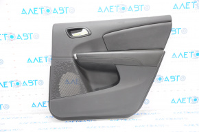 Door trim card rear right Dodge Journey 11-19 leather black, scratches