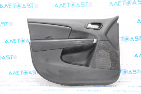 Door trim card front left Dodge Journey 11-18 leather black, scratches