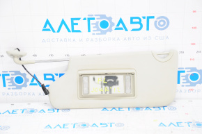 Left visor Dodge Journey 11-20 gray, with backlight, with control, without hook
