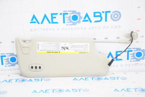 Left visor Dodge Journey 11-20 gray, with backlight, with control, without hook