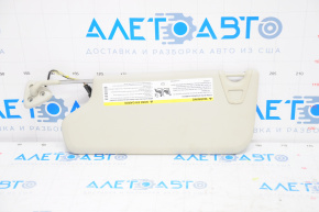 Right visor Dodge Journey 11-20 gray, with backlight, without hook