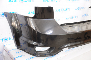 Bare rear bumper Dodge Journey 11-19 SXT black, dented, broken ribs, cracks, tears
