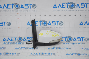 Left side mirror complete Ford C-max MK2 13-18 5 pins, turn signal, white YZ