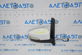 Side mirror right complete Ford C-max MK2 13-18 7 pins, turn signal, white YZ