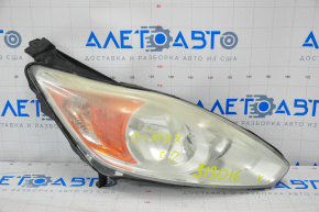 Headlight front right bare Ford C-max MK2 13-16 pre-rest, for polishing
