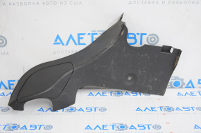 Ford Focus mk3 11-18 4d trunk opening trim right scratches, broken fastener