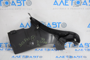 Ford Focus mk3 11-18 4d trunk opening trim right scratches, broken fastener