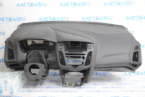 Dashboard front panel without AIRBAG Ford Focus mk3 15-18 rest, with glove compartment