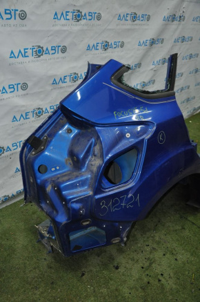 Quarter wing rear right Ford Focus mk3 11-18 5d blue, small bumps