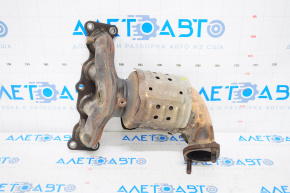 Exhaust manifold with catalytic converter Hyundai Sonata 15-19 2.4