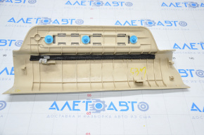 Door sill trim rear right Lexus RX350 RX450h 10-15 beige, broken crepe, pokes on chrome