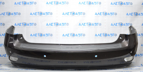 Bare rear bumper Lexus RX350 RX450h 10-15 for parking sensors brown, with overlay