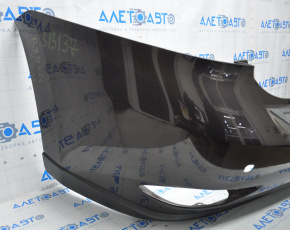 Bare rear bumper Lexus RX350 RX450h 10-15 for parking sensors brown, with overlay