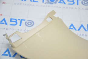 Right trunk door trim Lexus RX350 RX450h 10-15 beige, worn, broken fastener
