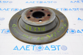 Brake disc rear right Lincoln MKX 16-18 12 mm