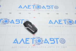 Lincoln MKX 16-smart 5 button key, worn, chrome peeled off, no bottom part