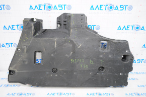 Rear left underbody protection Toyota Camry v70 18-24 2.5, 3.5 FWD is dented, fasteners are torn