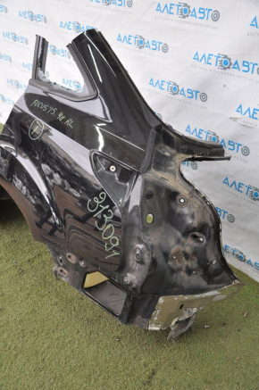 Quarter wing rear left Ford Focus mk3 11-18 4d black, dents, bumps