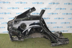 Quarter wing rear right Ford Focus mk3 11-18 4d black, butts